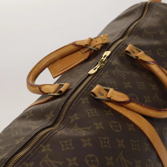 LOUIS VUITTON Monogram Keepall 60 Boston Bag M41422 LV Auth - Picture 10 of 16